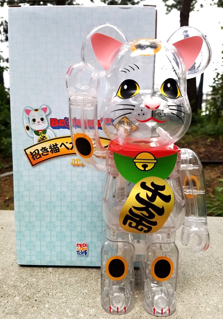 メディコム・トイ 東京スカイツリータウン・ソラマチ店／(BE@RBRICK 招き猫 透明 400％)