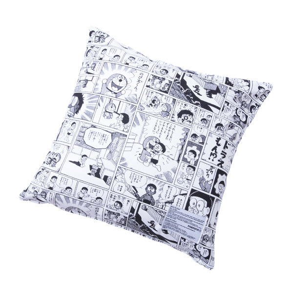 MLE FABRICK ドラえもんシリーズ SQUARE CUSHION COVER + PILLOW