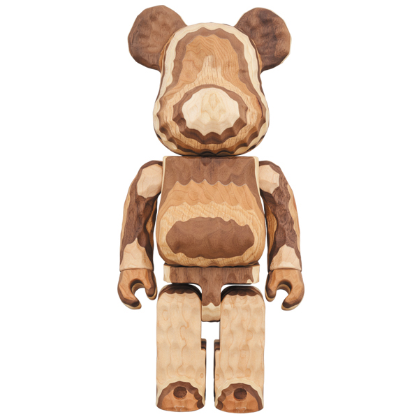BE@RBRICK カリモク fragmentdesign 400％ carved wooden - LAYERED