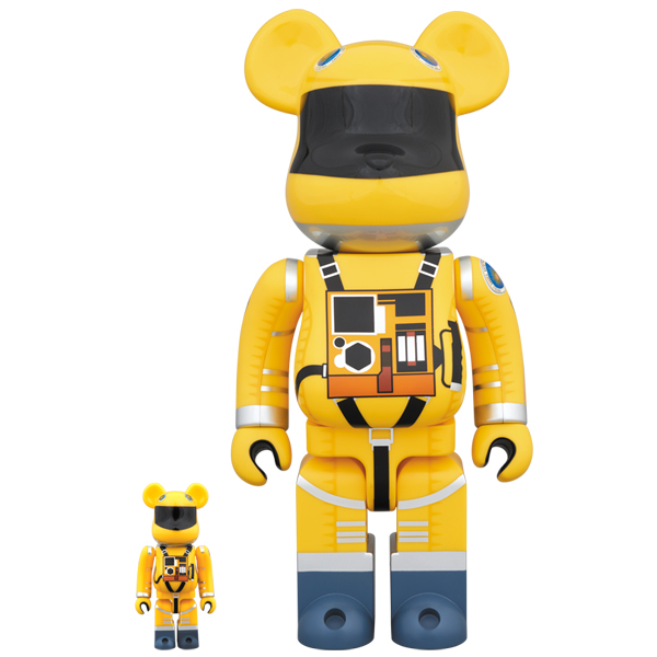 BE@RBRICK SPACE SUIT YELLOW Ver.100％ & 400％