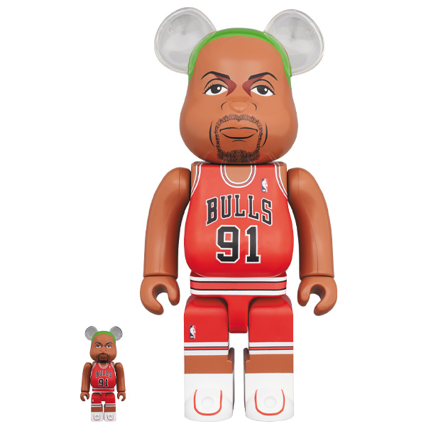 BE@RBRICK Dennis Rodman（Chicago Bulls） 100％ ＆ 400％