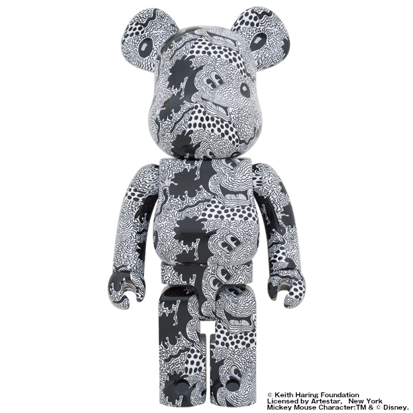 BE@RBRICK Keith Haring Mickey Mouse 1000％