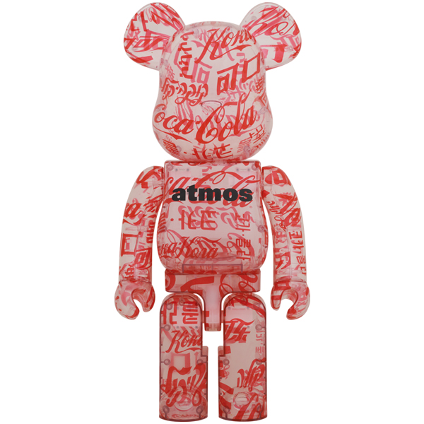 BE@RBRICK atmos × Coca-Cola 1000％ CLEAR BODY
