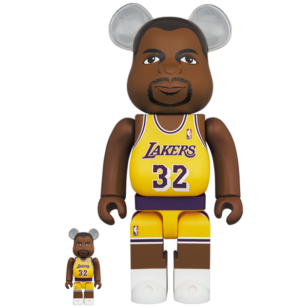 BE＠RBRICK Magic Johnson(Los Angeles Lakers) 100％ & 400％
