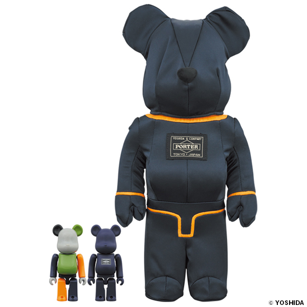 BE@RBRICK PORTER TANKER IRON BLUE Special Edition 100％ & 400％