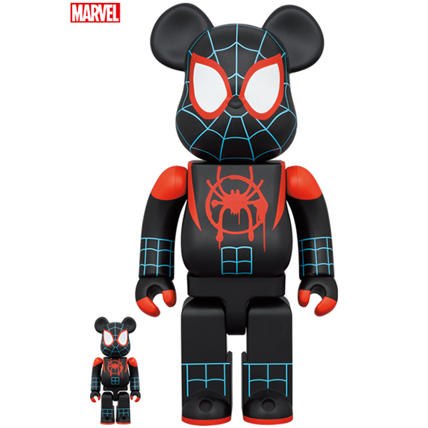 BE@RBRICK『SPIDER-MAN:INTO THE SPIDER-VERSE』 SPIDER-MAN(Miles Morales) 100％＆400％