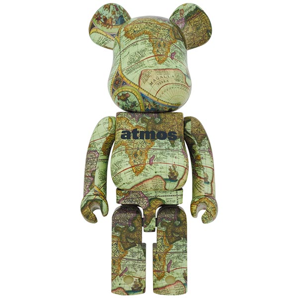 BE@RBRICK atmos AGED MAP 1000％