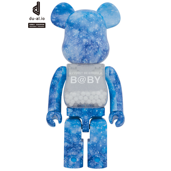MY FIRST BE@RBRICK B@BY CRYSTAL OF SNOW Ver. 1000%