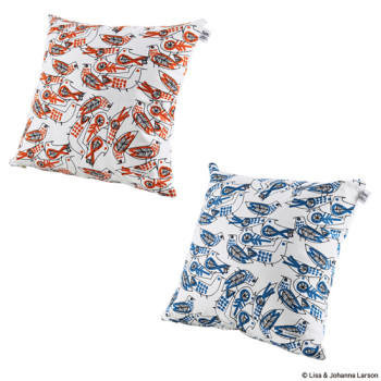 CANVAS CUSHION COVER "BIRD"