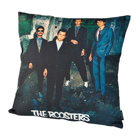 VINYL “THE ROOSTERS" CUSHION THE ROOSTERS