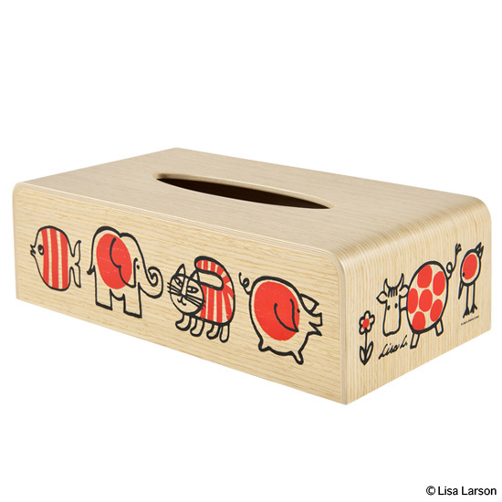 TISSUE BOX "BABY MIKEY AND FRIENDS" x SAITO WOOD