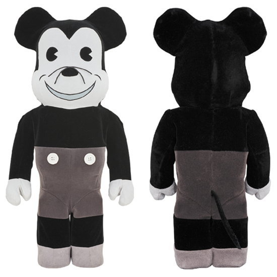 BE@RBRICK MICKEY MOUSE (VINTAGE B&W Ver.) 1000%