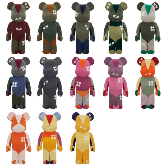 DR x ROMANELLI ONE OF KIND COLLECTION BE@RBRICK 1000％