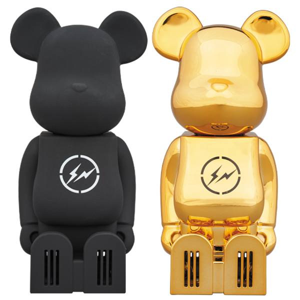 cleverin®️ × BE@RBRICK × THE CONVENI BLACK/GOLD