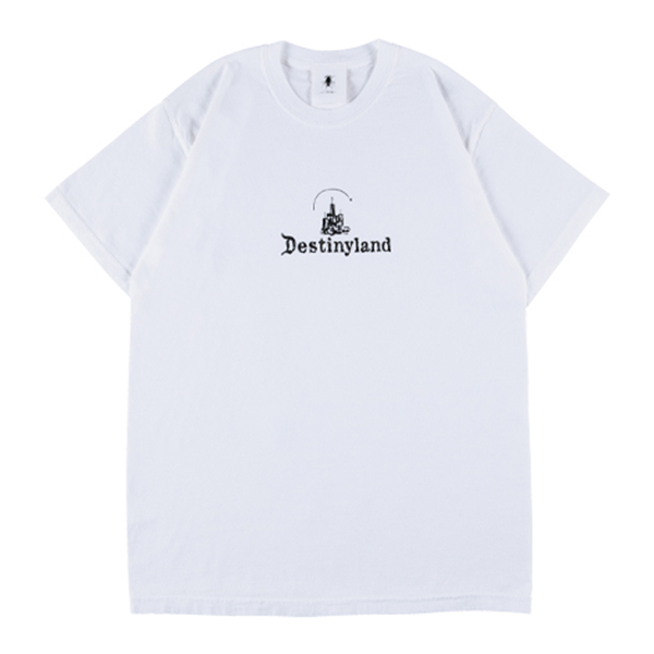 DestinyLand CASTLE logo T-shirt（白）