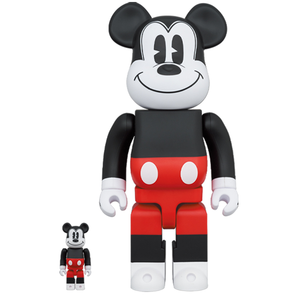 BE@RBRICK MICKEY MOUSE (R&W 2020 Ver.) 100％ & 400％