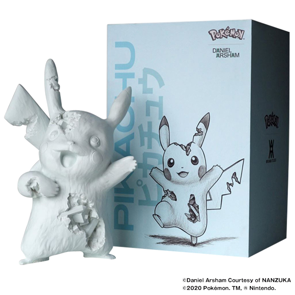 Daniel Arsham Blue Crystalized Pikachu Resin and pigment 