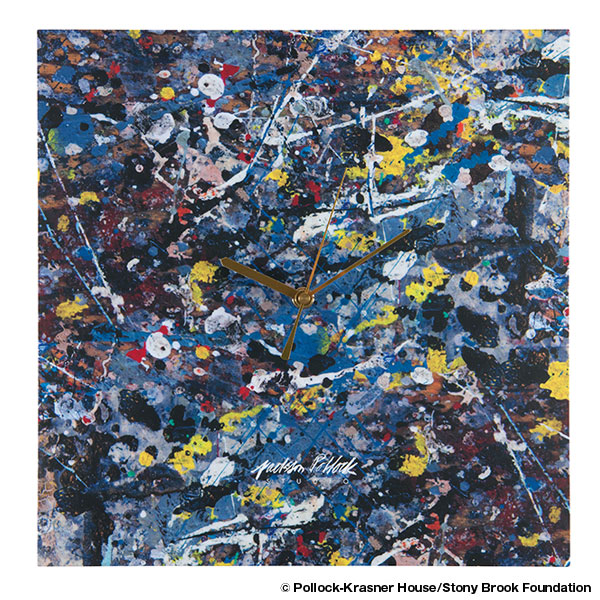 WALL CLOCK  “Jackson Pollock Studio” made by KARIMOKU