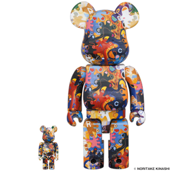 BE@RBRICK 木梨憲武《のっ手いこー！REACH OUT》100% & 400%