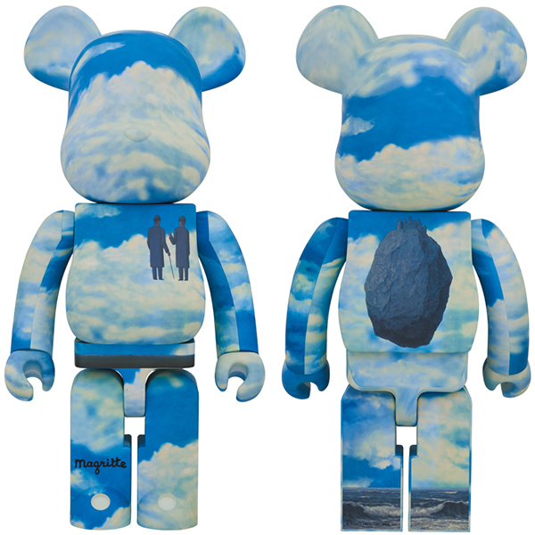 BE@RBRICK Rene Magritte "La Reconaissance Infinie (Infinite Recognition) 1963／The Castle of the Pyrenees" 1000％
