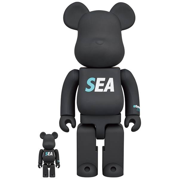 BE@RBRICK atmos × WIND AND SEA 100％ & 400％