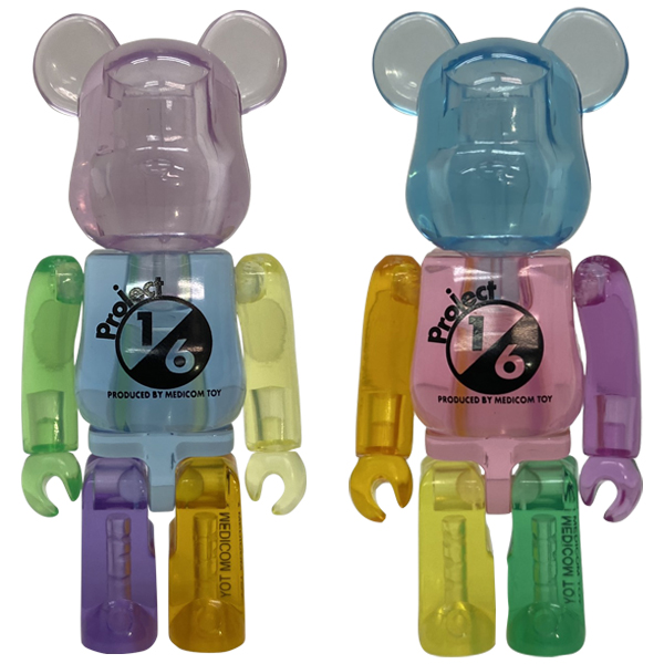 BE@RBRICK MIX CLEAR（Blue ver.）/BE@RBRICK MIX CLEAR（Pink ver.）