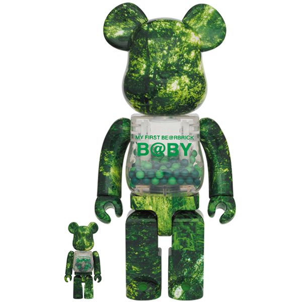 MY FIRST BE@RBRICK B@BY FOREST GREEN Ver. 100％ & 400％