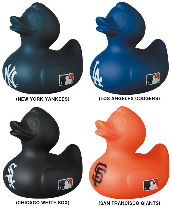 F.C.R.B. × MLB RUBBER DUCK 　(NEW YORK YANKEES) / (LOS ANGELES DODGERS) 　(CHICAGO WHITE SOX) / (SAN FRANCISCO GIANTS)