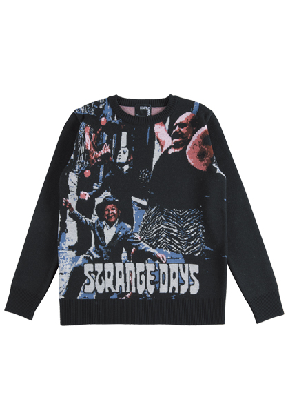 「The Doors "STRANGE DAYS" KNIT GANG COUNCIL CREW NECK KNIT」