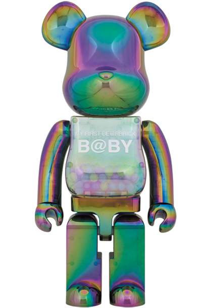 「MY FIRST BE@RBRICK B@BY CLEAR BLACK CHROME Ver. 1000％」