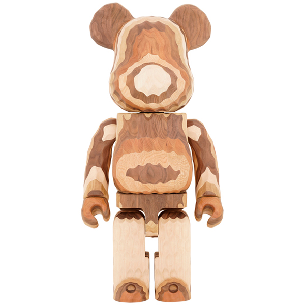 BE@RBRICK カリモク fragmentdesign 1000％ carved wooden LAYERED