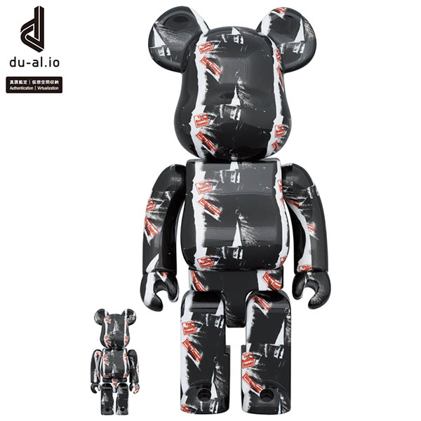 BE@RBRICK Andy Warhol × The Rolling Stones "Sticky Fingers" 100％ & 400％