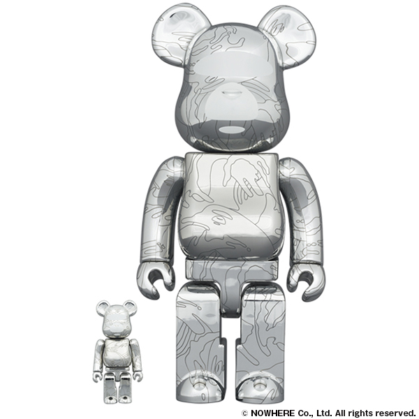 BE@RBRICK AAPE BY A BATHING APE 10th Anniversary 100% & 400%