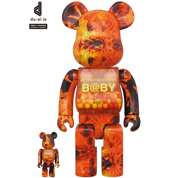 MY FIRST BE@RBRICK B@BY FLAME Ver. 100％ & 400％