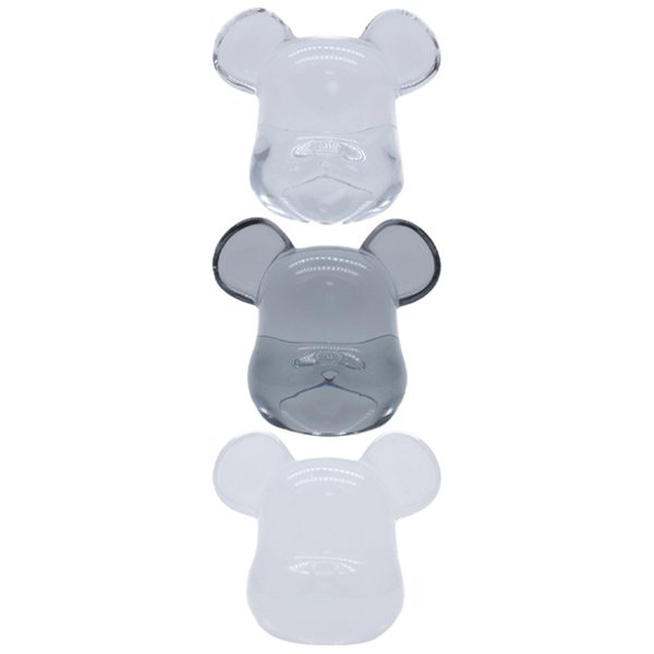 BE@RBRICK RING SIZE.13 COLOR:CLEAR / CLEAR BLACK / CLEAR WHITE