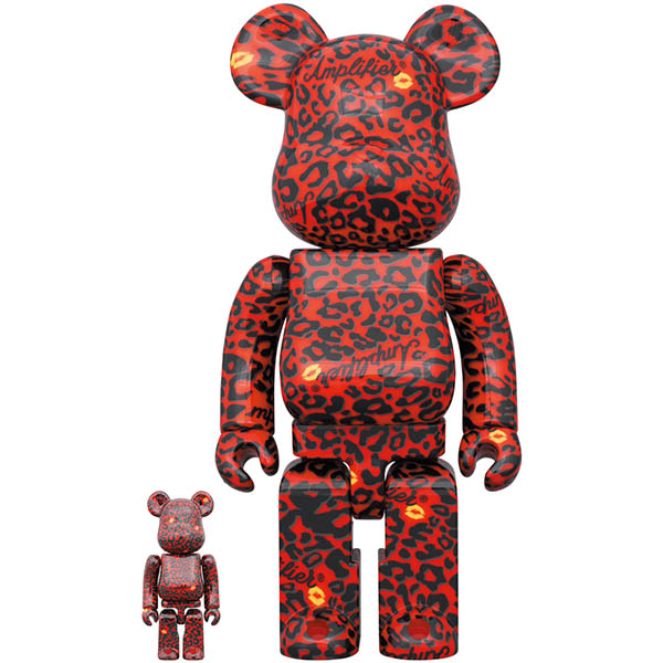 BE@RBRICK Amplifier Red 100％ & 400％