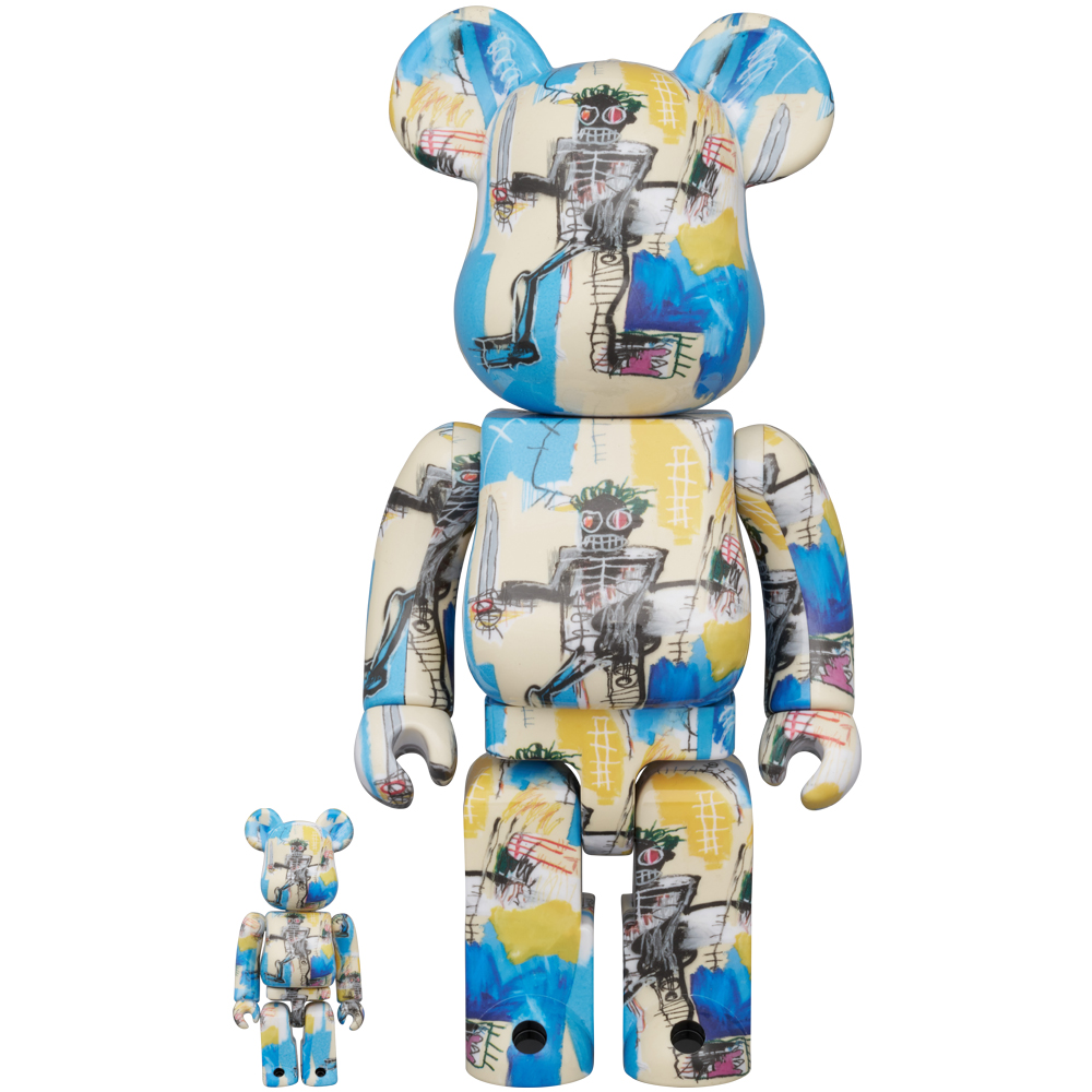 BE@RBRICK JEAN-MICHEL BASQUIAT 12th Ver. 100% & 400%