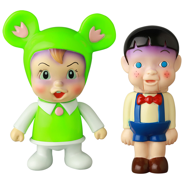 切人(みどりVer.) & タケシ人形(新色)